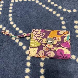 Vera Bradley printed wallet/wristlet